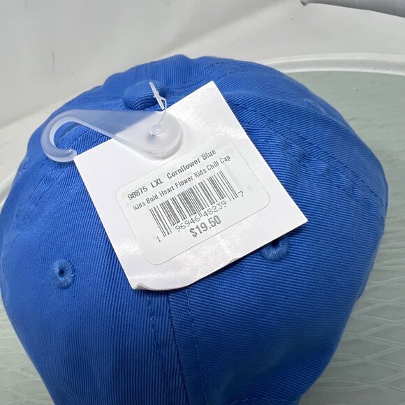 Life is Good Bold Heart Flower Chill Cap Kids L/XL Adjustable Strap Cotton NEW - Picture 6 of 9
